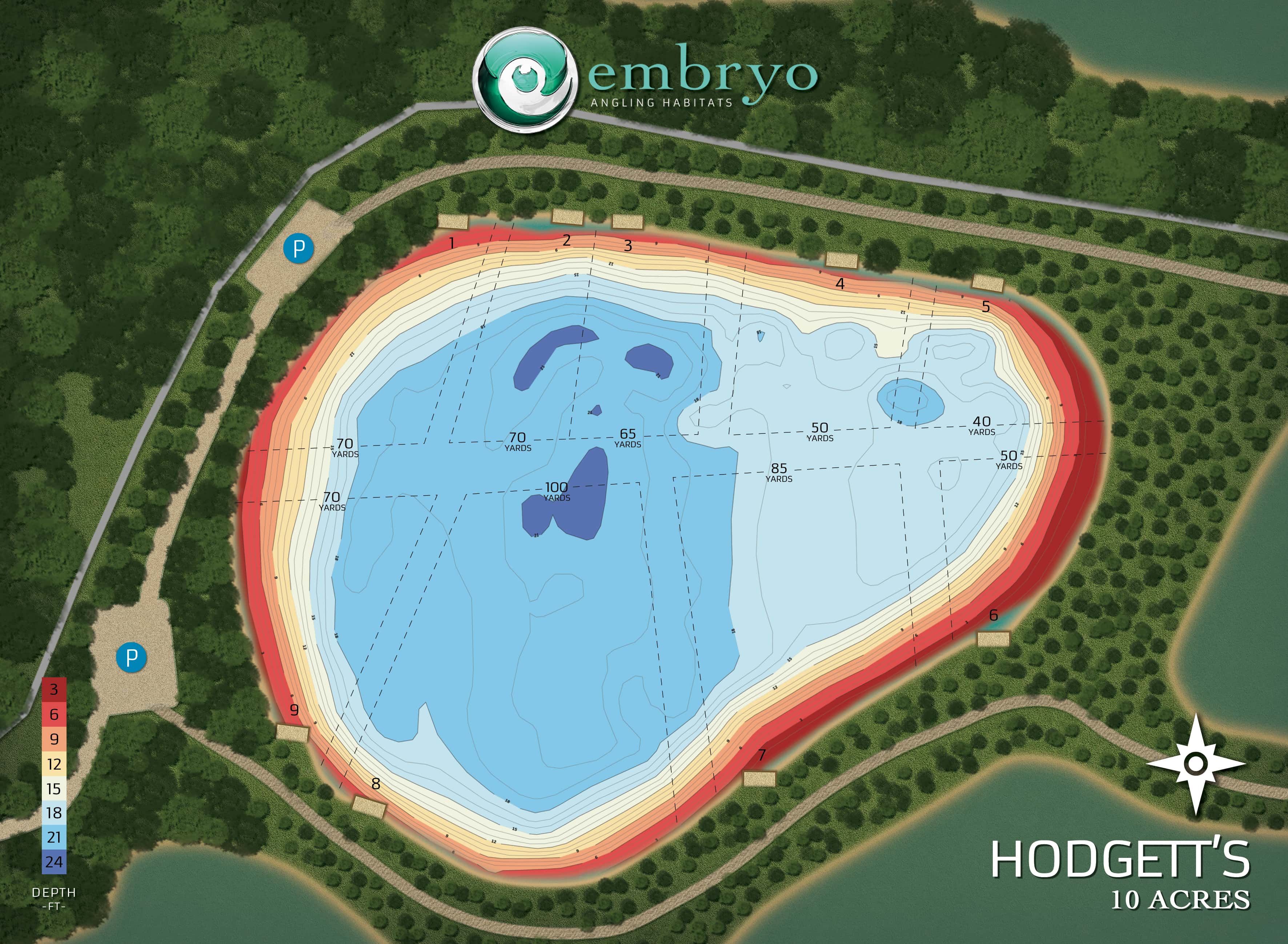 Hodgett’s official depth map