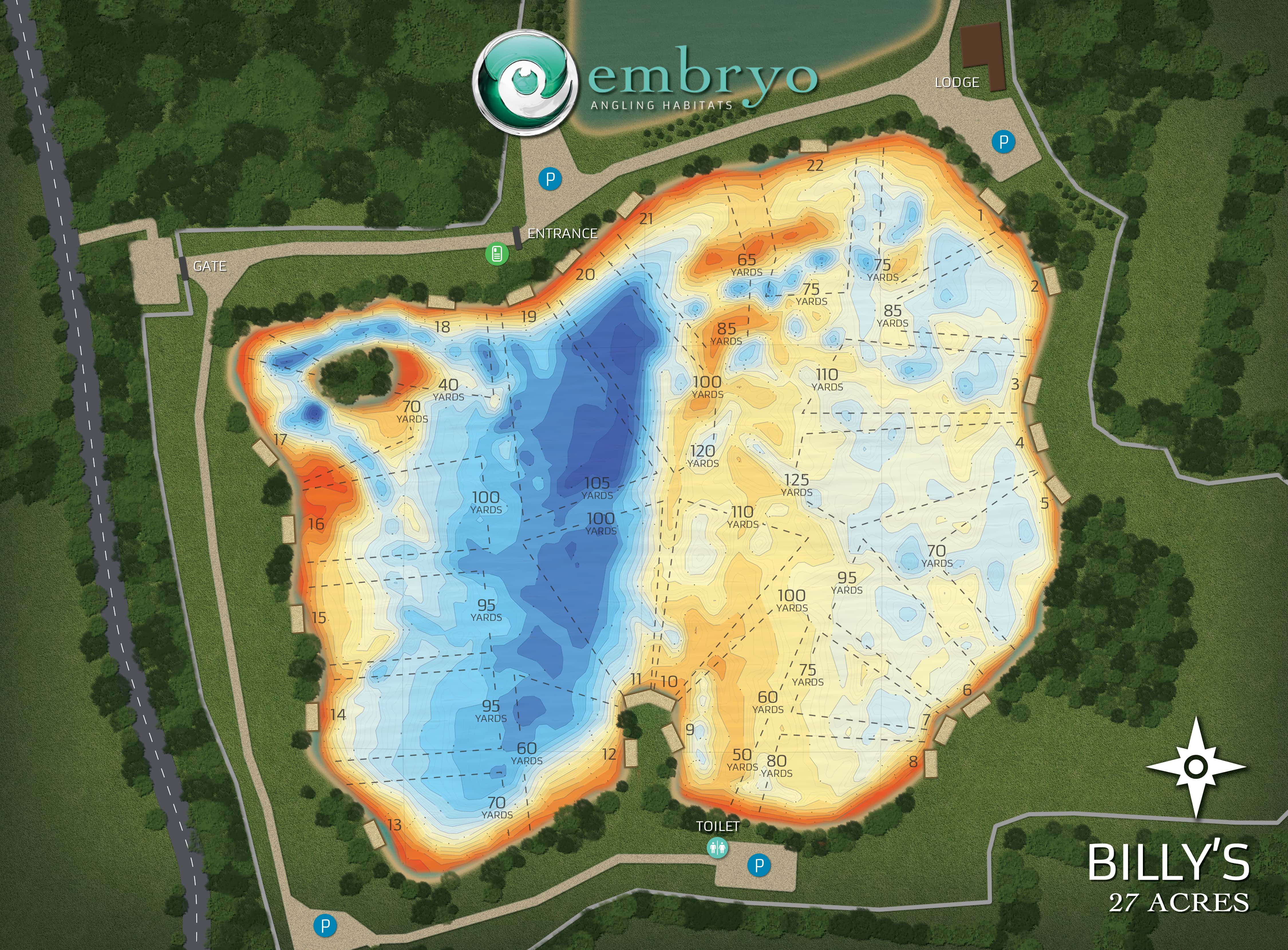 Billy’s official depth map