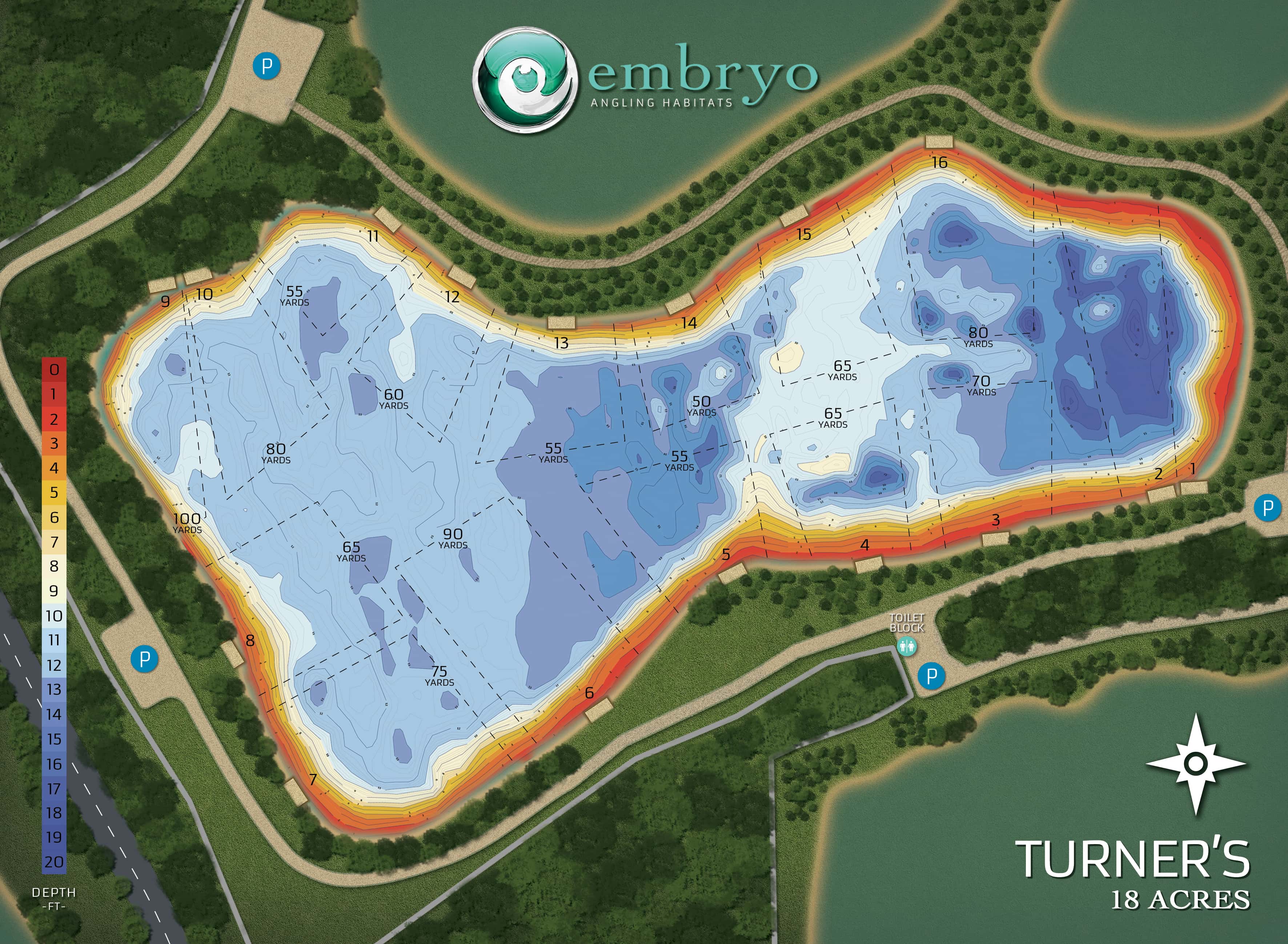 Turner’s official depth map