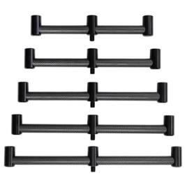 Century Carbon Stealth Chunky Fixed 3 Rod Fishing Buzz Bars — photo 1