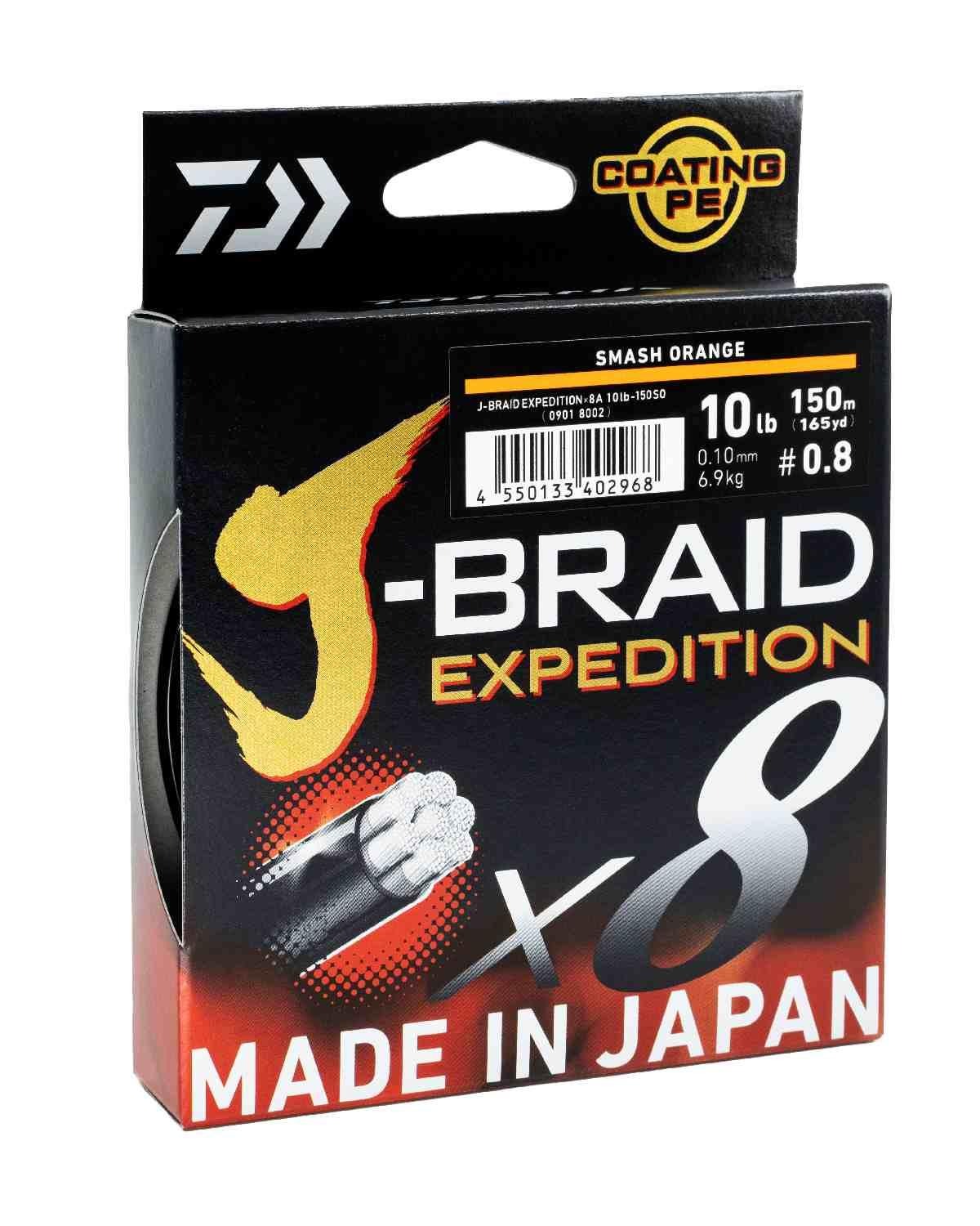 Daiwa J-Braid Expedition X8 150m