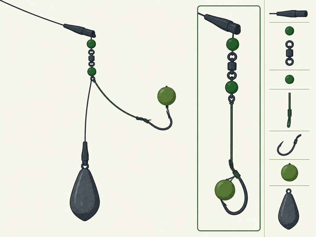 Diagram of a Helicopter rig